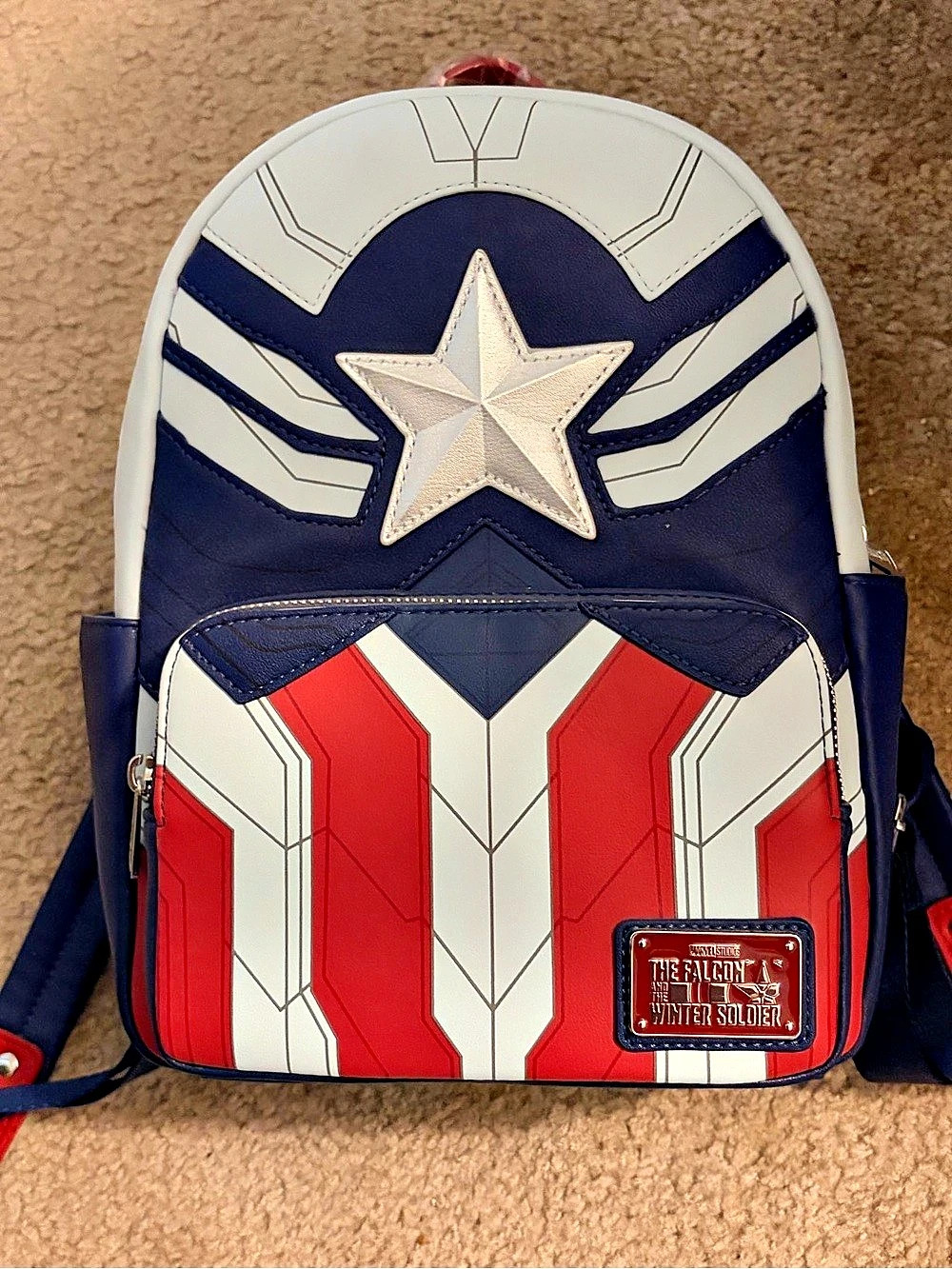 Loungefly Marvel The Falcon and the Winter Soldier Captain America Backpack